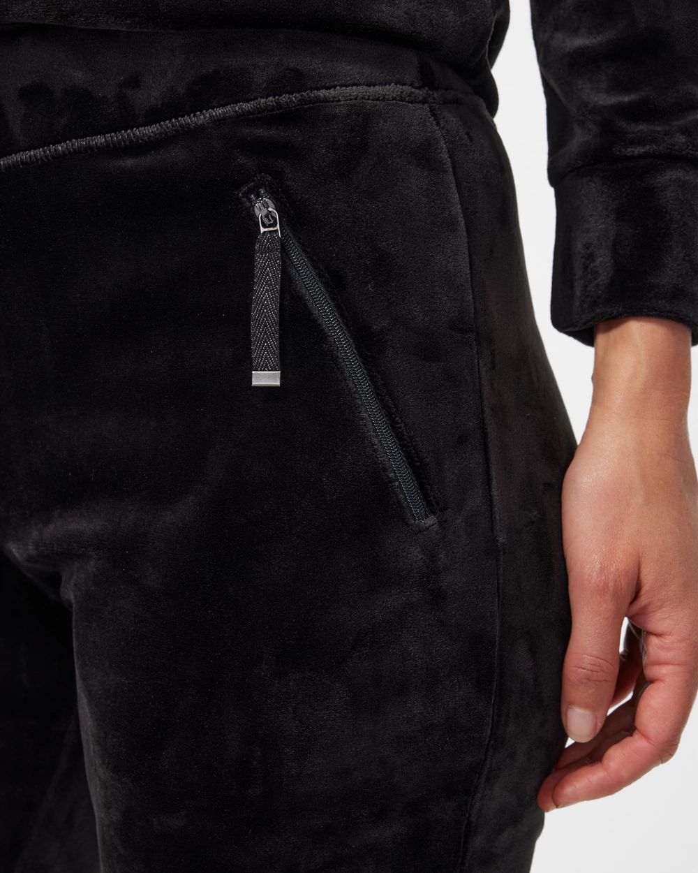 Zenergy® Velour Zip Pocket Pants | Chico's Zenergy® Velour Zip Pocket Pants | Chico's